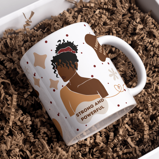 Afro Black Affirmations mug