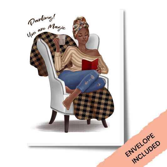 You are magic - Greeting cards - Woman Afro Caribbean cards