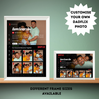 Father's Day "DadFlix" Frame