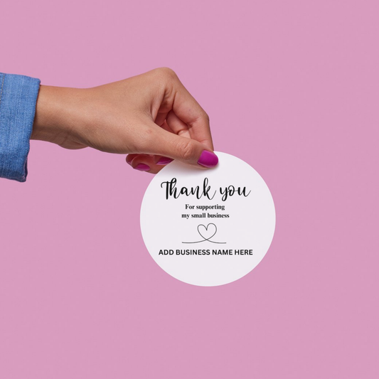Thank you Heart sticker