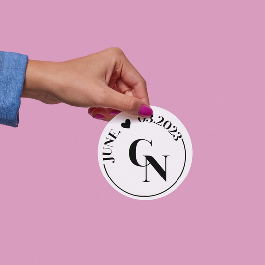Wedding Personalised Sticker