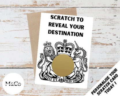 Passport - Personalised Scratch Card