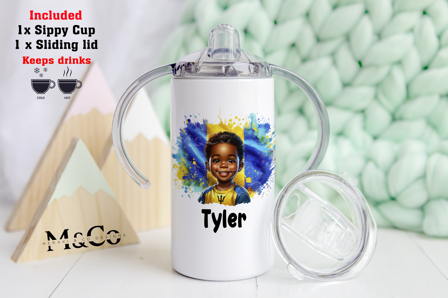 Kids Tumbler 2-in-1 Sippy cup - Barbados