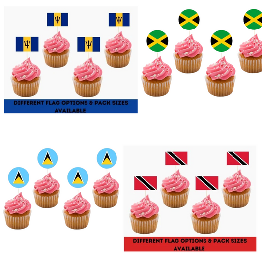 Flag Cupcake Toppers