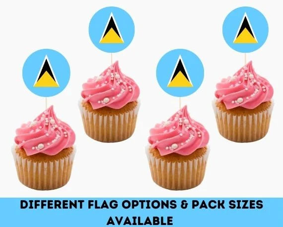 Flag Cupcake Toppers